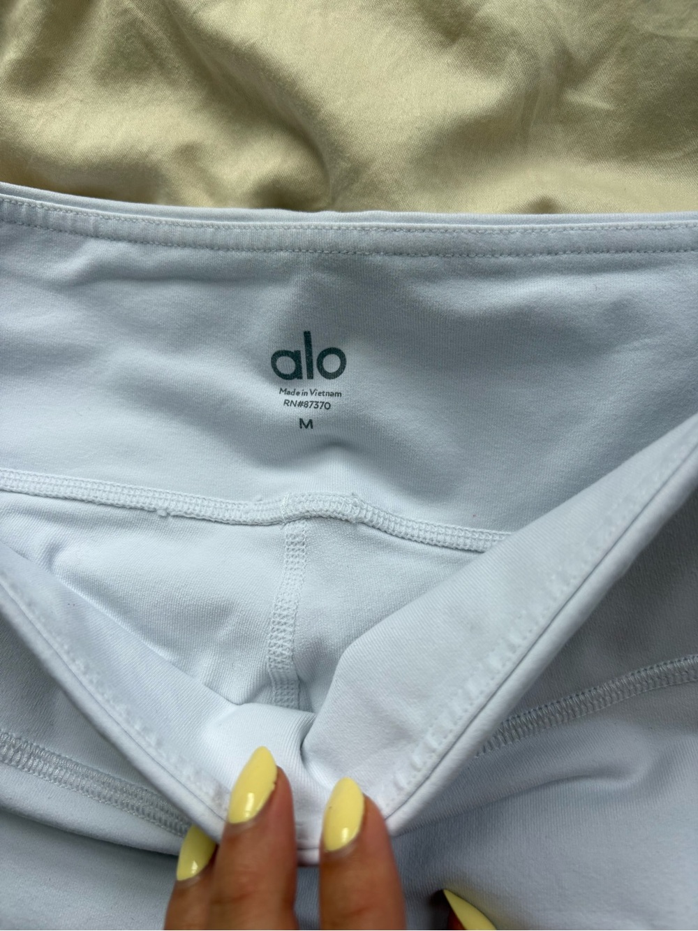 ALO Yoga White Moto Leggings NWOT